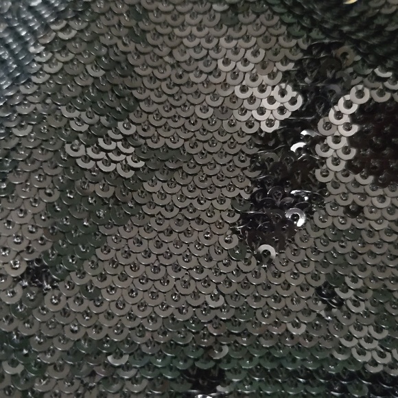 NWT Micheal Kors Sequin Halter Wide Leg Jumpsuit S - Picture 11 of 13